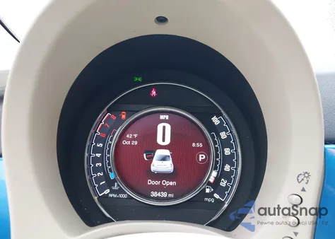 2016 Fiat 500 Easy from USA, damaged, VIN 3C3CFFKRXGT144828